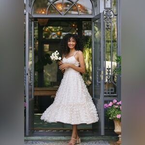 BUTTERFLY MESH DRESS